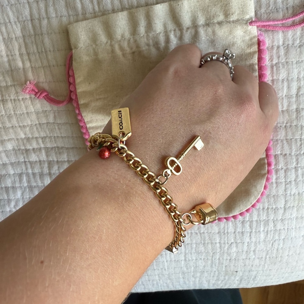 Adorable Coach charm bracelet!